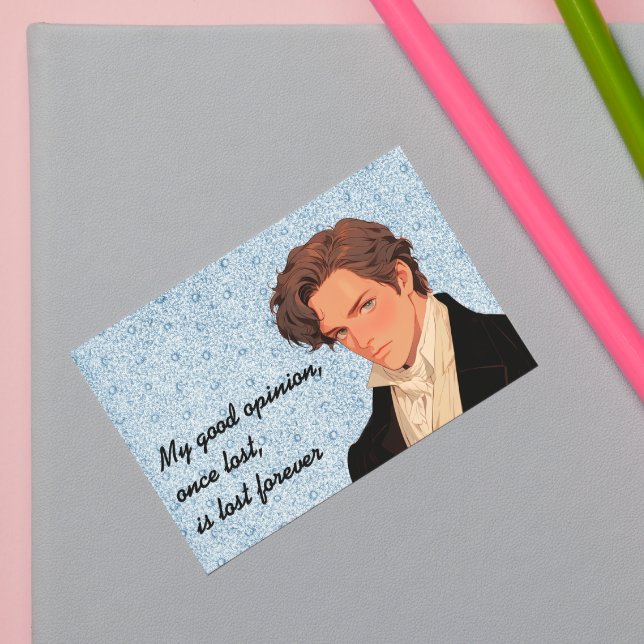 My good opinion, once lost, is lost forever Darcy Rectangular Sticker (Creator Uploaded)