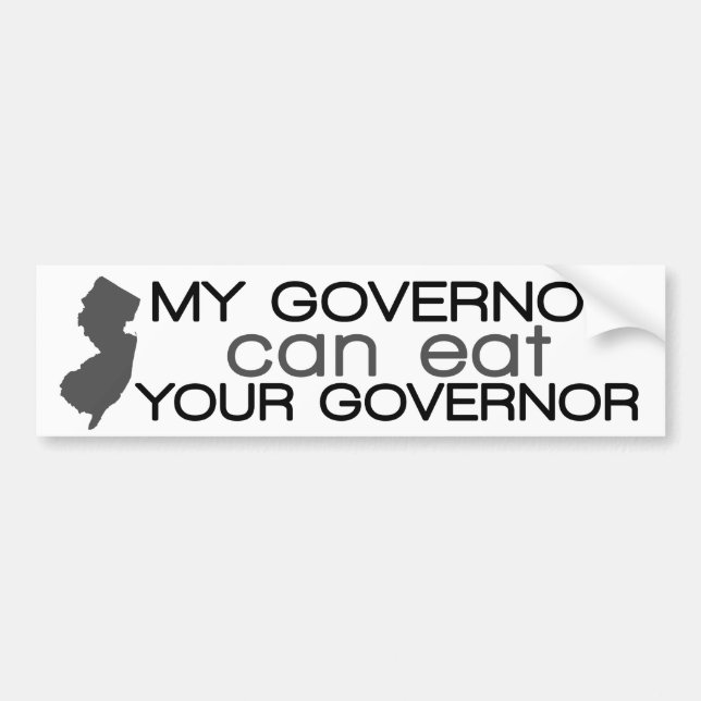 My Governor can eat Your Governor - Christie Bumper Sticker (Front)