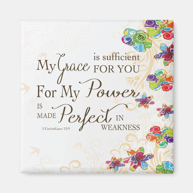 My Grace is Sufficient Magnet (Front)