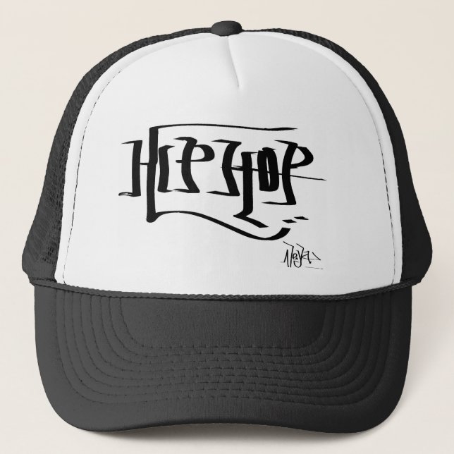 my graffiti art original - hiphop - trucker hat (Front)