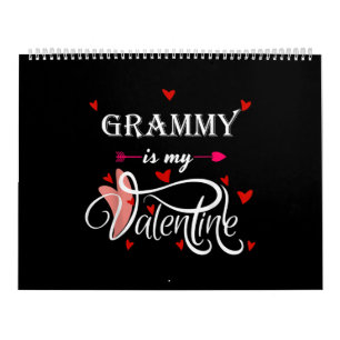 My Grammy Is My Valentine  Valentines Day Grandson Calendar