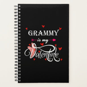 My Grammy Is My Valentine Valentines Day Grandson Planner