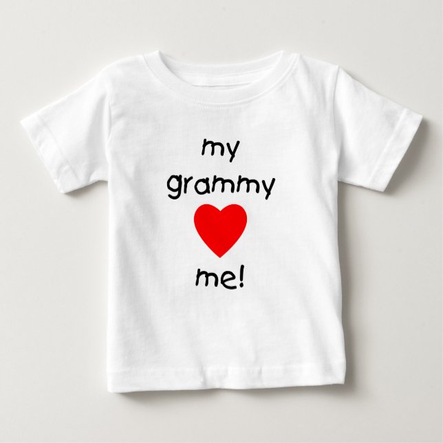my grammy loves me baby T-Shirt (Front)
