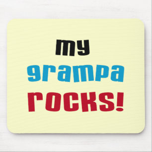 My Grampa Rocks T shirts and Gifts Mouse Pad