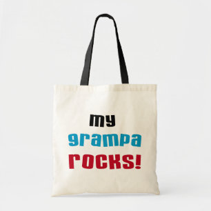My Grampa Rocks T shirts and Gifts Tote Bag