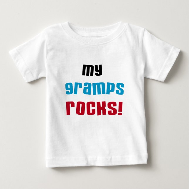 My Gramps Rocks T-shirts and Gifts (Front)