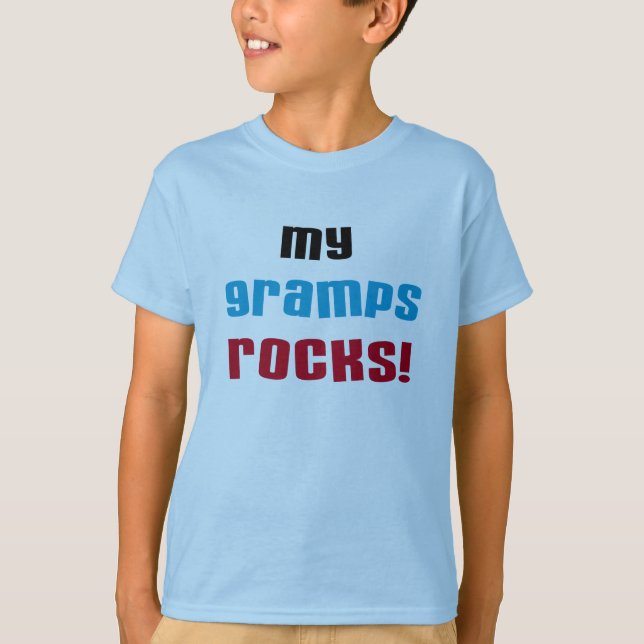 My Gramps Rocks T-shirts and Gifts (Front)