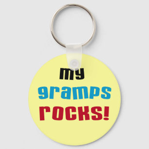 My Gramps Rocks T-shirts and Gifts Key Ring