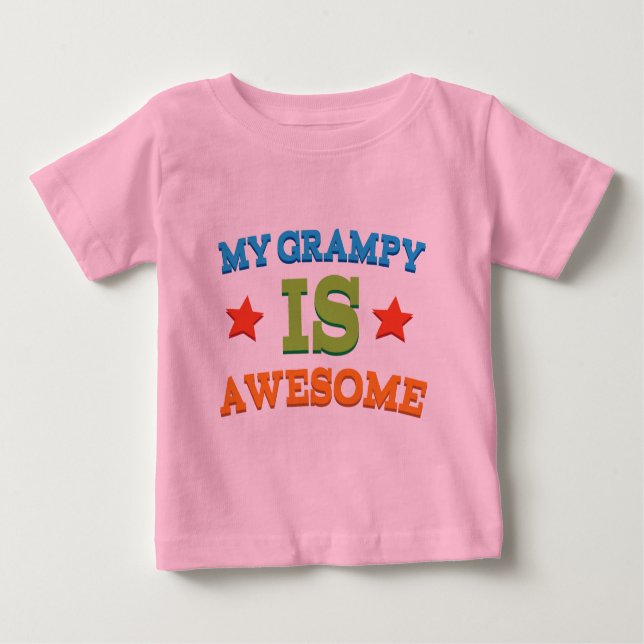 My Grampy is Awesome Baby T-Shirt (Front)