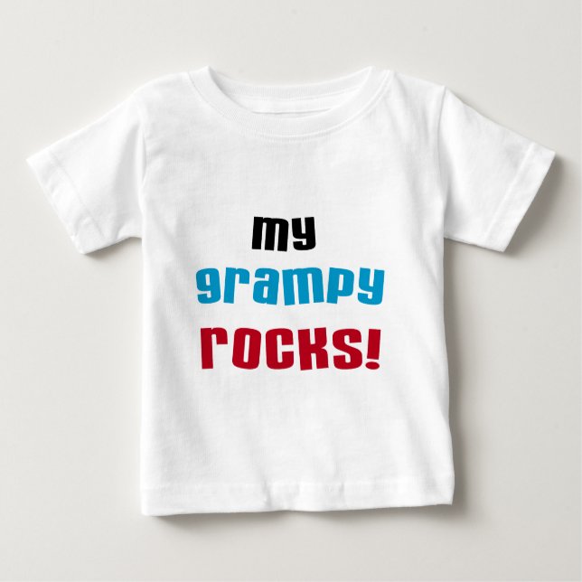 My Grampy Rocks T shirts and Gifts (Front)