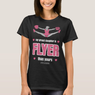 My grand daughter Is Flyer Cheer Grandma Cheerlead T-Shirt