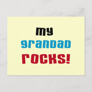 My Grandad Rocks T-shirts and Gifts Postcard