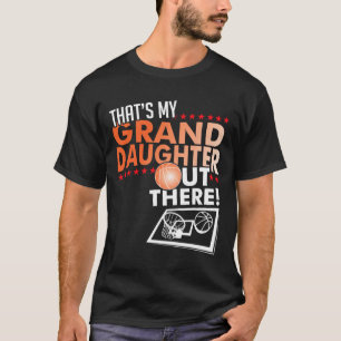 My Granddaughter - Bysketbyll Grandpa And Grandma T-Shirt