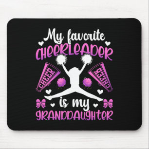 My Granddaughter Cheer Grandma Cheerleading Grandm Mouse Pad