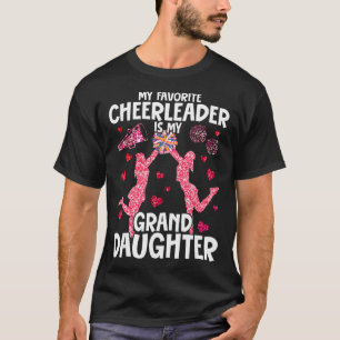 My Granddaughter Cheer Grandma Cheerleading Grandm T-Shirt