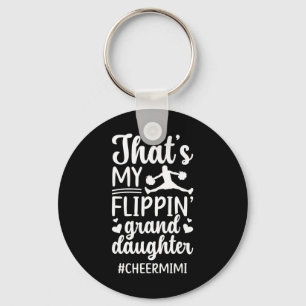 My Granddaughter Cheer Mimi Of A Cheerleader Mimi Key Ring
