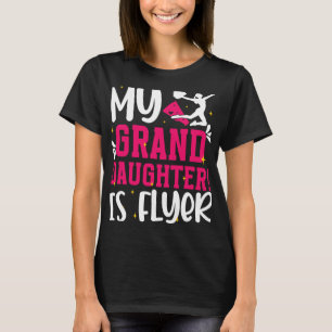 My Granddaughter Is Flyer Cheer Grammy Of A Cheerl T-Shirt