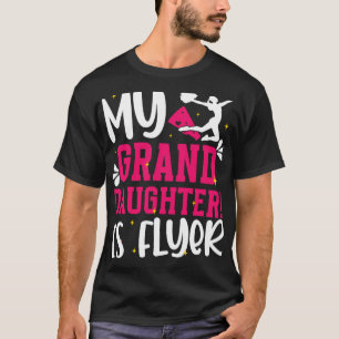 My Granddaughter Is Flyer Cheer Grammy Of A Cheerl T-Shirt