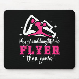 My Granddaughter Is Flyer Cheer Nana Of A Cheerlea Mouse Pad