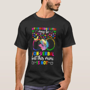 My Granddaughter Proud Autism Mimi Autism Warrior T-Shirt