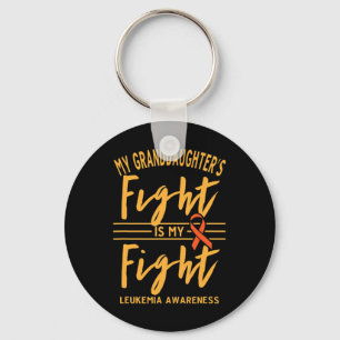 My Granddaughter's Fight Is My Fight Leukaemia Awa Key Ring