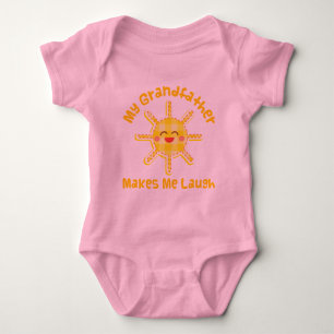 My Grandfather Makes Me Laugh Baby Bodysuit