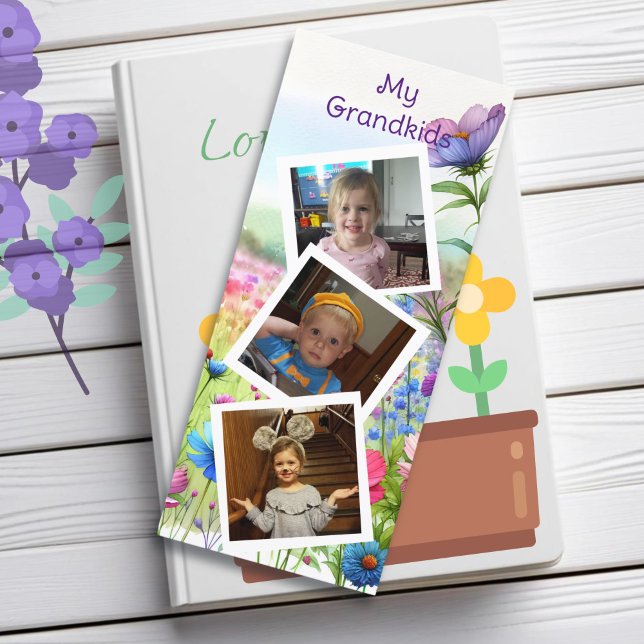 My Grandkids Large Personalised Bookmark Menu (Creator Uploaded)