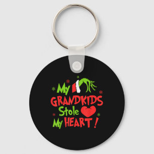 My Grandkids Stole Funny My Heart Matching Key Ring