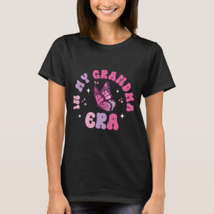 My Grandma Era Funny Butterfly Groovy Retro Mother T-Shirt