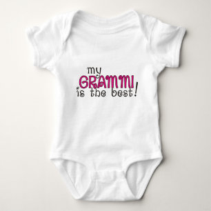 My Grandma Grammi is The Best! Girl Onsie Baby Bodysuit