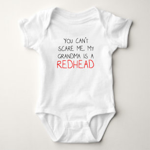 My Grandma Is A Redhead Baby Bodysuit