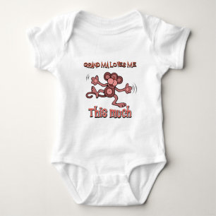 My grandma loves me this much baby bodysuit