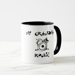My Grandma Rocks Drums Mug
