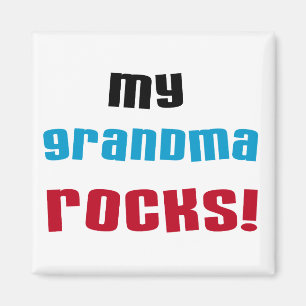 My Grandma Rocks T-shirts and Gifts Magnet