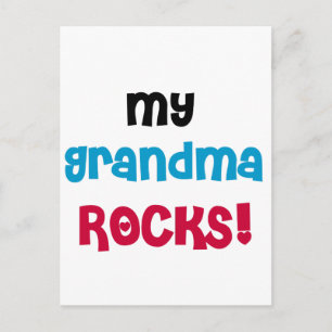 My Grandma Rocks T-shirts and Gifts Postcard