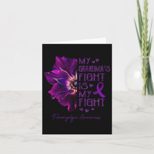 My Grandmas Fight Is My Fight Anemone Fibromyalgia Card