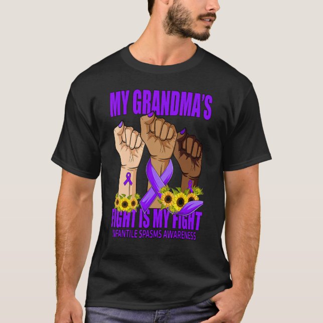 My Grandma's Fight Is My Fight Infantile Spasms Aw T-Shirt (Front)