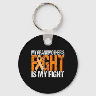 My Grandma's Fight Is My Fight Leukaemia Awareness Key Ring