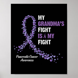My Grandma's Fight Is My Fight Pancreatic Cancer A Poster