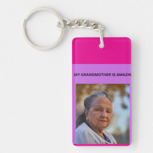 MY GRANDMOTHER IS AMAZING KEY RING