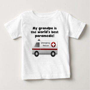 My Grandpa Is The Word's Best Paramedic Baby T-Shirt