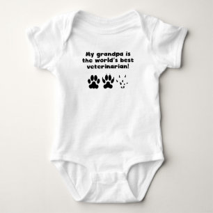 My Grandpa Is The Word's Best Veterinarian Baby Bodysuit