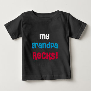 My Grandpa Rocks Baby T-Shirt