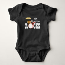 "My Grandpa Rocks!" with Drum Set Baby Bodysuit