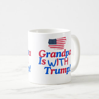 My Grandpa Stands With Donald Trump Coffee Mug