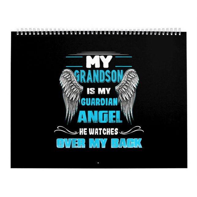 My Grandson Is My Guardian Angel Calendar (Cover)