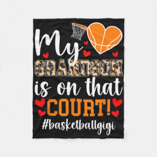 My Grandson Sketll Gigi Of A Sketll Player Fleece Blanket