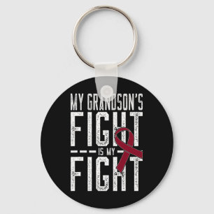 My Grandson's Fight Is My Fight Sickle Cell Anaemi Key Ring
