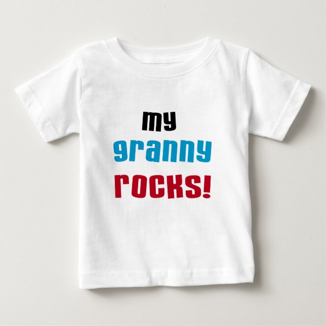 My Granny Rocks T shirts and Gifts (Front)