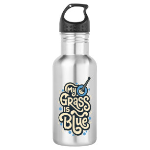 My Grass Is Blue Bluegrass Folk Music 532 Ml Water Bottle